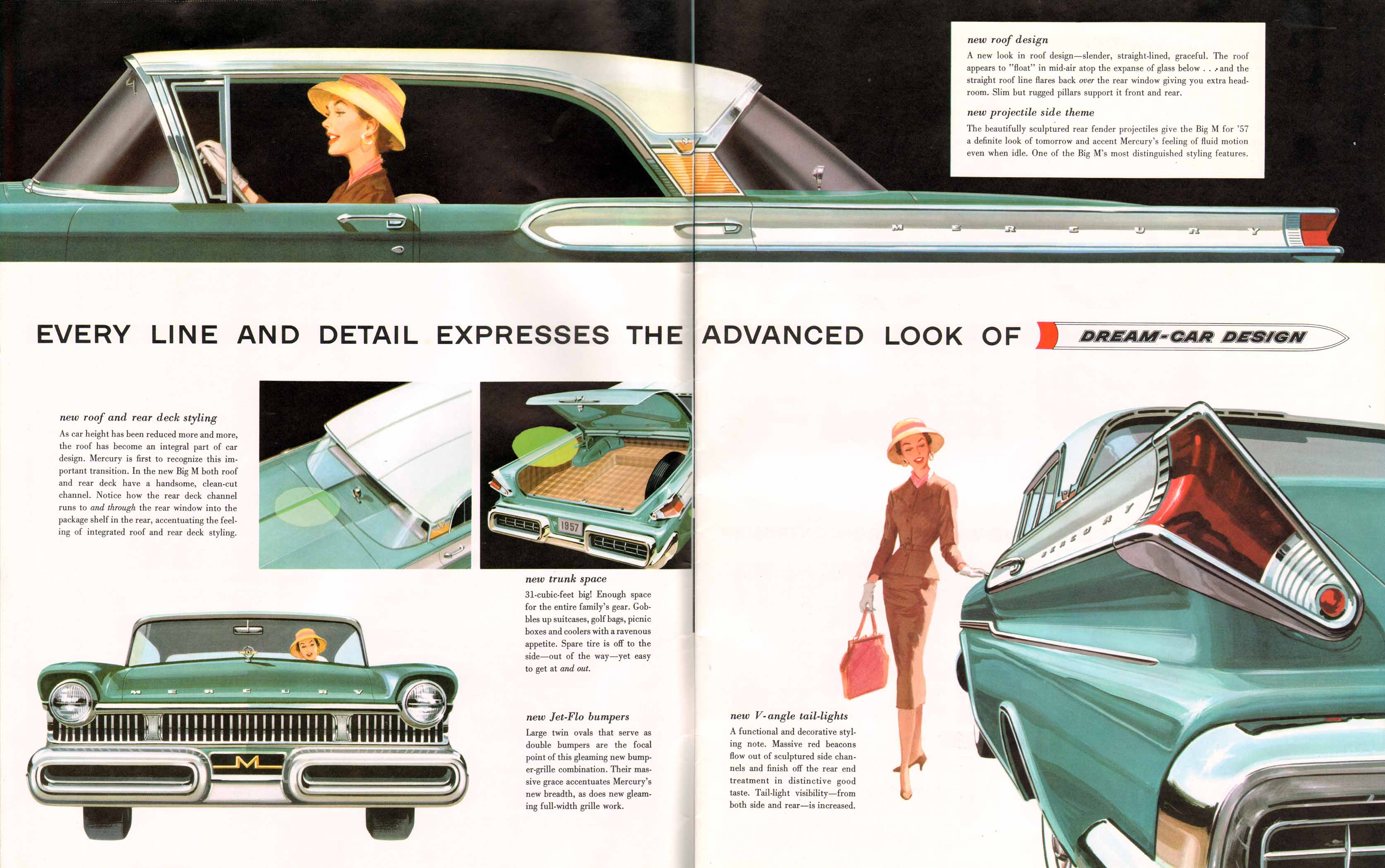 1957 Mercury Brochure Page 15
